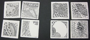 Student Class Mosaic from Feb 17 class at LSUBasic Zentangle