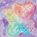 mask and water color wip