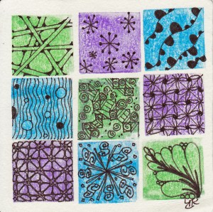 Tiny Tangles from Dallas Retreat