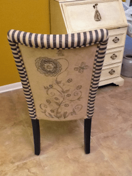 Zentangle Inspired Chair by Blanche Nicols